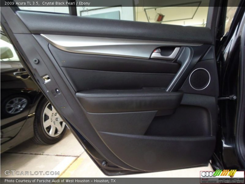 Crystal Black Pearl / Ebony 2009 Acura TL 3.5