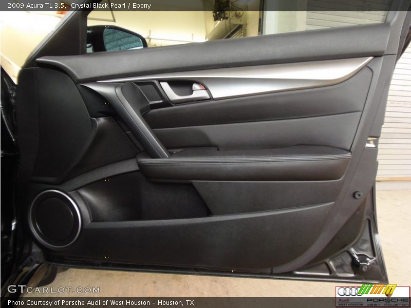 Crystal Black Pearl / Ebony 2009 Acura TL 3.5