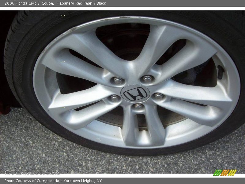 Habanero Red Pearl / Black 2006 Honda Civic Si Coupe