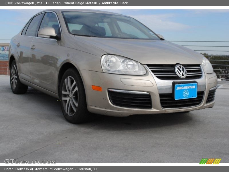 Wheat Beige Metallic / Anthracite Black 2006 Volkswagen Jetta TDI Sedan