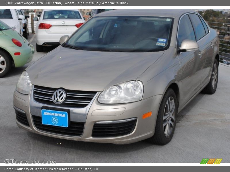 Wheat Beige Metallic / Anthracite Black 2006 Volkswagen Jetta TDI Sedan