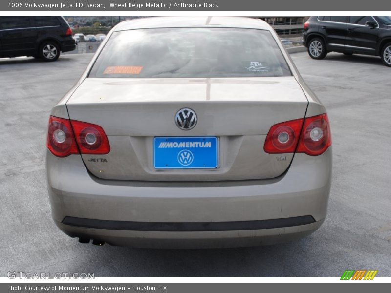 Wheat Beige Metallic / Anthracite Black 2006 Volkswagen Jetta TDI Sedan