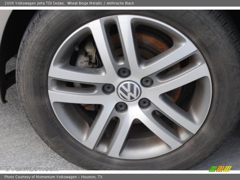 Wheat Beige Metallic / Anthracite Black 2006 Volkswagen Jetta TDI Sedan