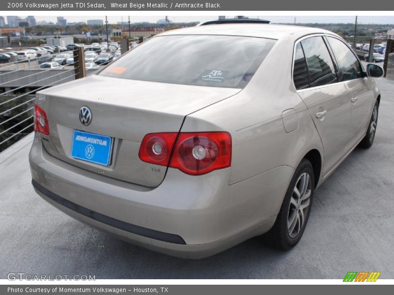 Wheat Beige Metallic / Anthracite Black 2006 Volkswagen Jetta TDI Sedan
