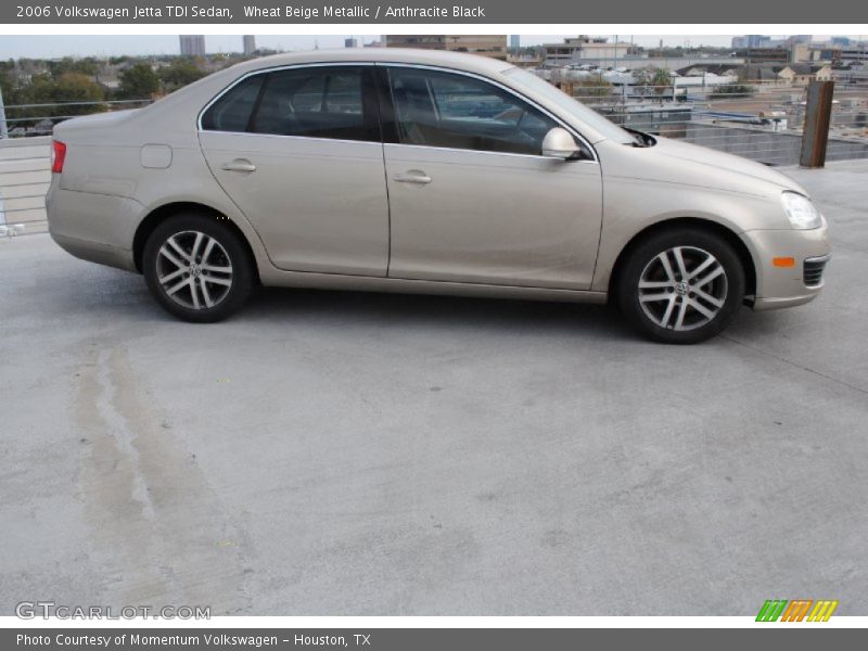 Wheat Beige Metallic / Anthracite Black 2006 Volkswagen Jetta TDI Sedan