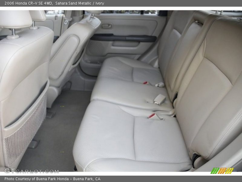 Rear Seat of 2006 CR-V SE 4WD