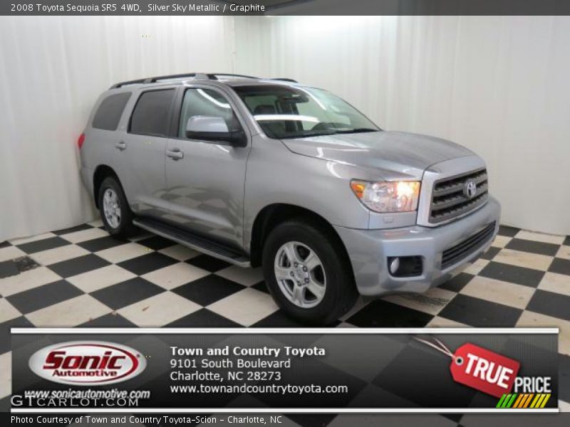 Silver Sky Metallic / Graphite 2008 Toyota Sequoia SR5 4WD