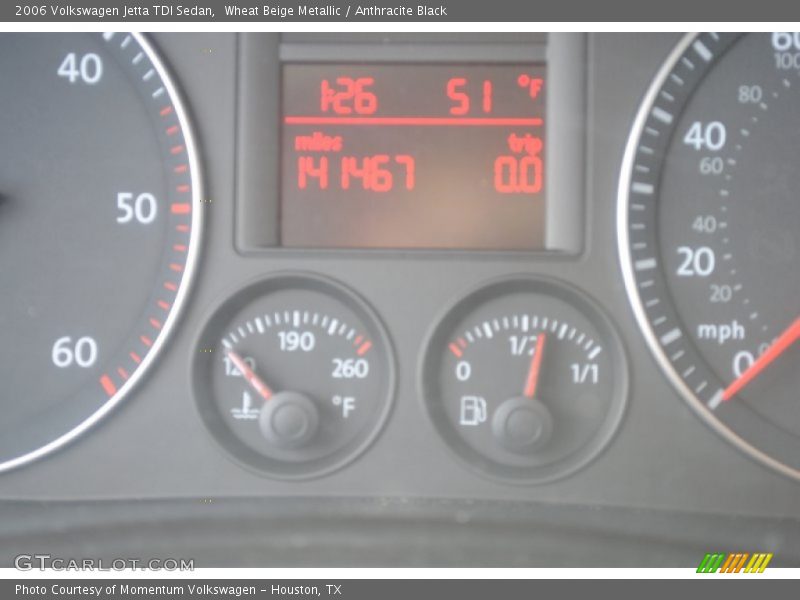 Wheat Beige Metallic / Anthracite Black 2006 Volkswagen Jetta TDI Sedan