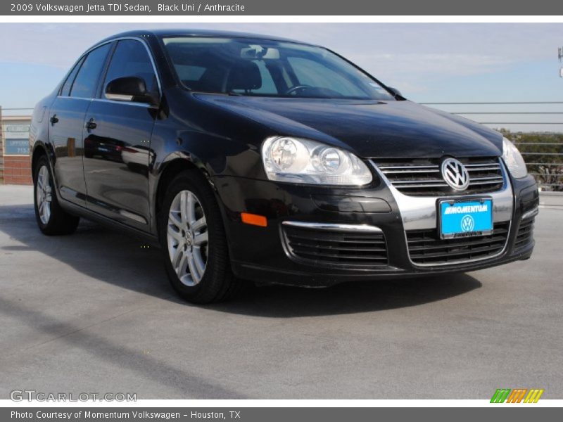 Black Uni / Anthracite 2009 Volkswagen Jetta TDI Sedan