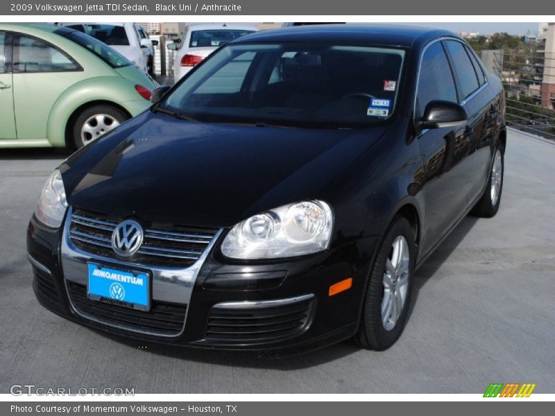 Black Uni / Anthracite 2009 Volkswagen Jetta TDI Sedan