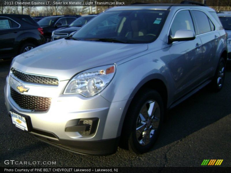 Silver Ice Metallic / Light Titanium/Jet Black 2013 Chevrolet Equinox LT