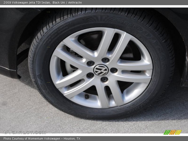 Black Uni / Anthracite 2009 Volkswagen Jetta TDI Sedan