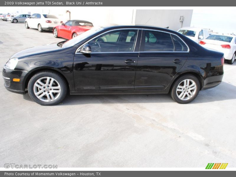 Black Uni / Anthracite 2009 Volkswagen Jetta TDI Sedan