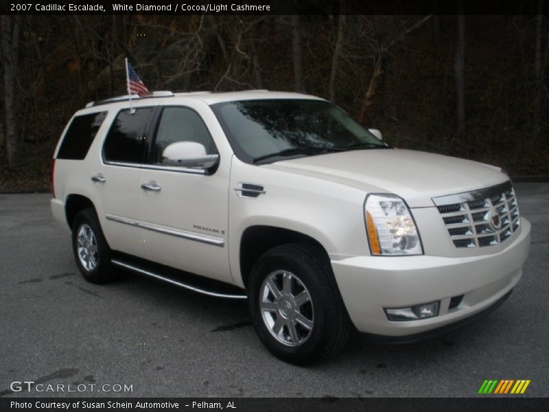 White Diamond / Cocoa/Light Cashmere 2007 Cadillac Escalade