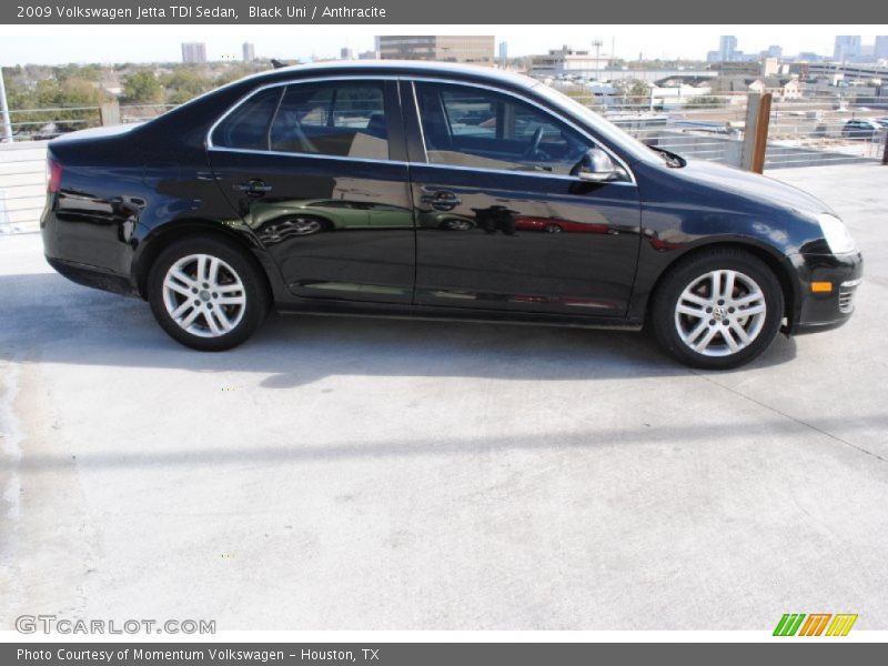 Black Uni / Anthracite 2009 Volkswagen Jetta TDI Sedan