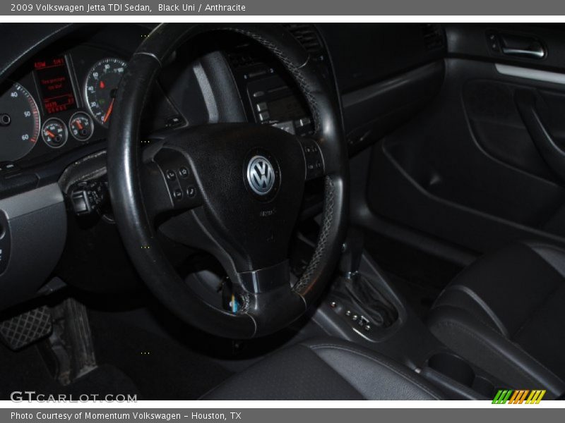 Black Uni / Anthracite 2009 Volkswagen Jetta TDI Sedan