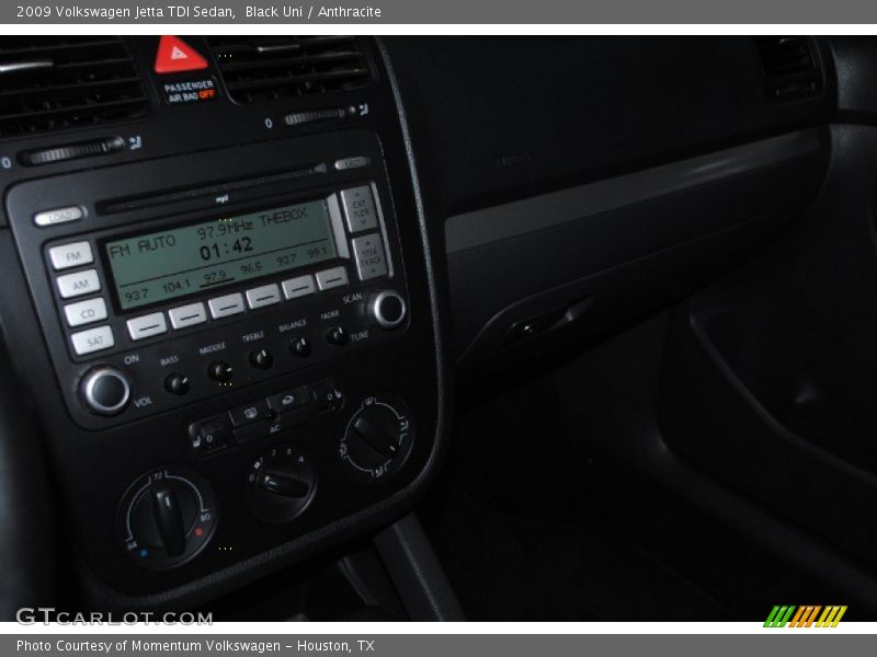 Black Uni / Anthracite 2009 Volkswagen Jetta TDI Sedan