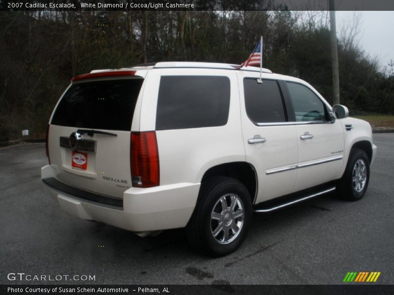 White Diamond / Cocoa/Light Cashmere 2007 Cadillac Escalade