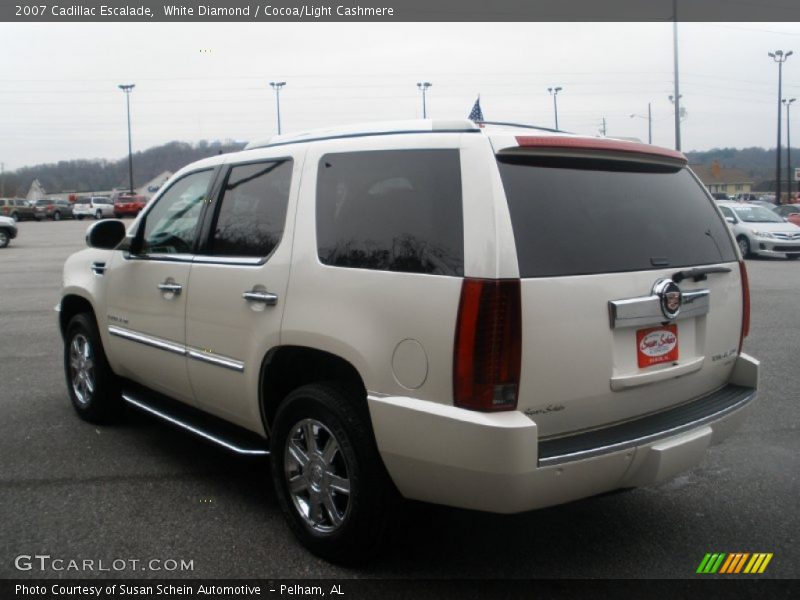 White Diamond / Cocoa/Light Cashmere 2007 Cadillac Escalade