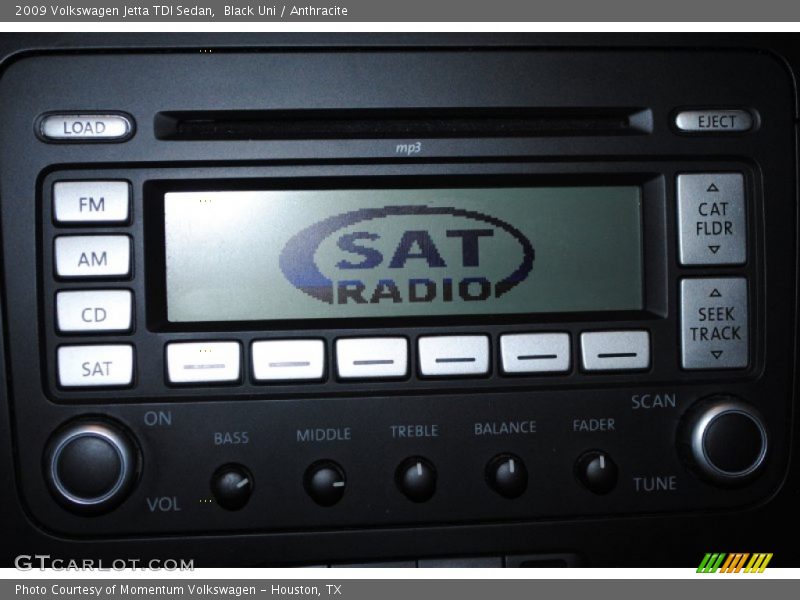 Black Uni / Anthracite 2009 Volkswagen Jetta TDI Sedan
