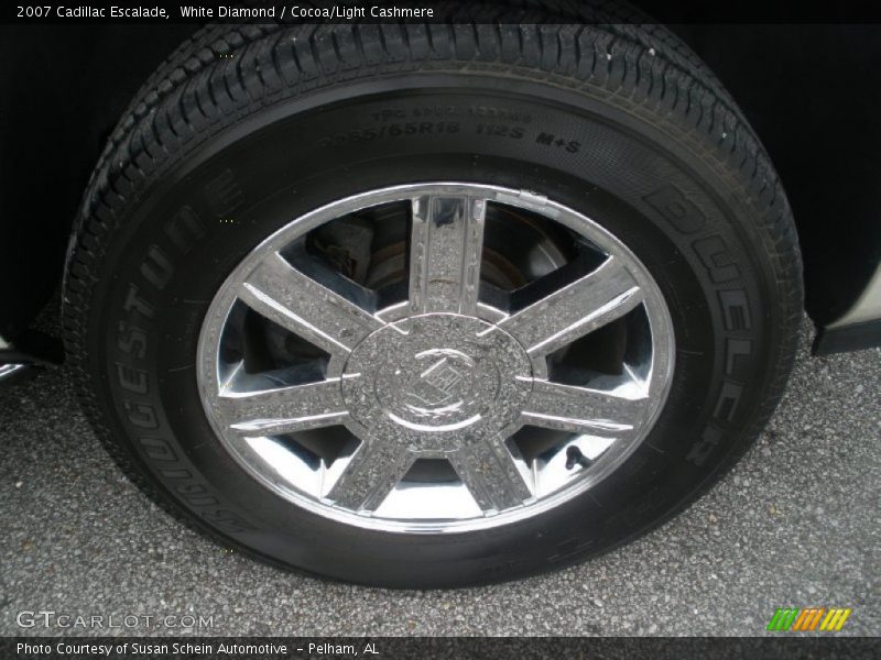 White Diamond / Cocoa/Light Cashmere 2007 Cadillac Escalade