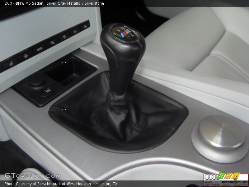 Silver Gray Metallic / Silverstone 2007 BMW M5 Sedan