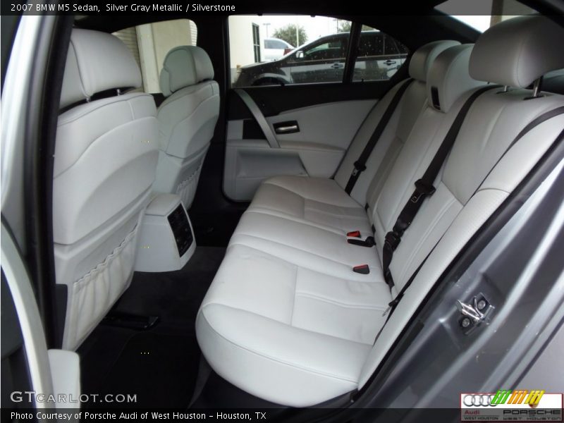 Silver Gray Metallic / Silverstone 2007 BMW M5 Sedan