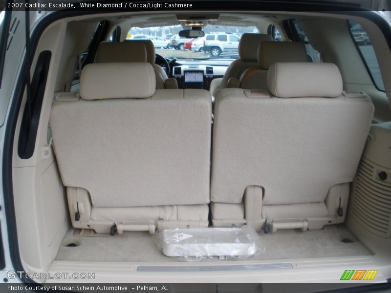 White Diamond / Cocoa/Light Cashmere 2007 Cadillac Escalade