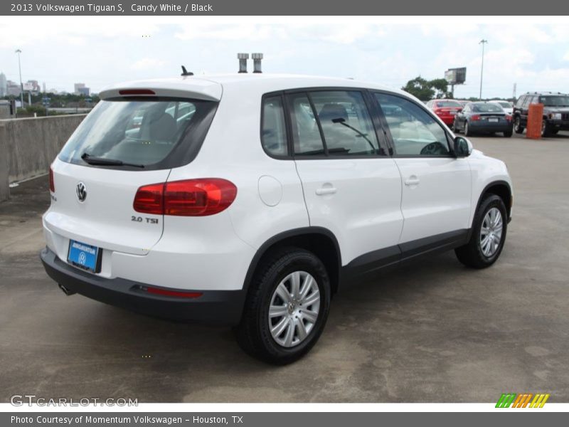 Candy White / Black 2013 Volkswagen Tiguan S