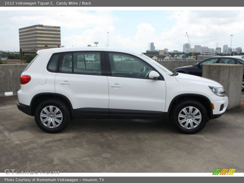 Candy White / Black 2013 Volkswagen Tiguan S