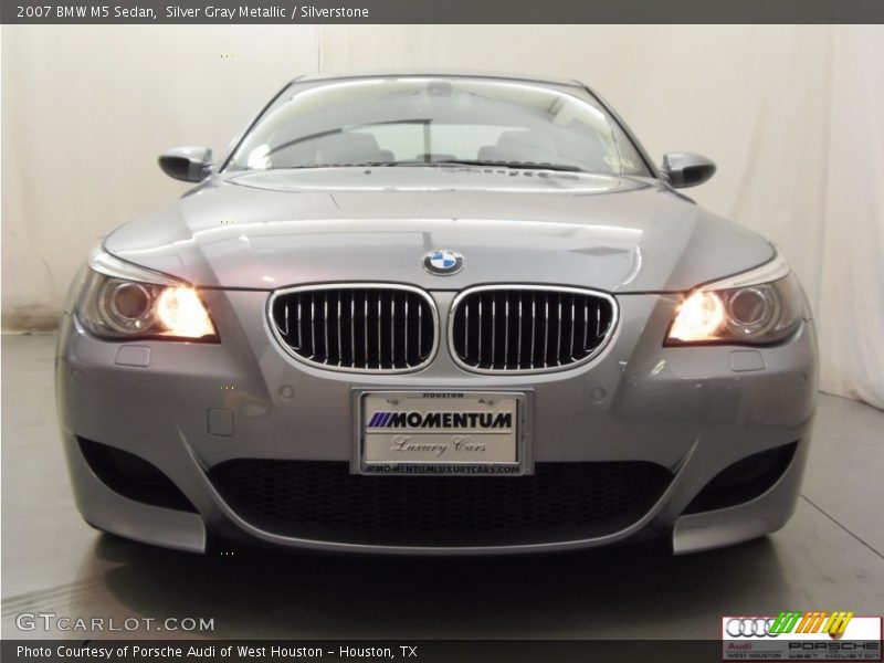 Silver Gray Metallic / Silverstone 2007 BMW M5 Sedan