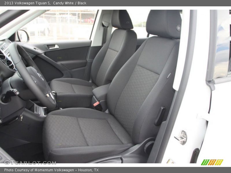 Candy White / Black 2013 Volkswagen Tiguan S