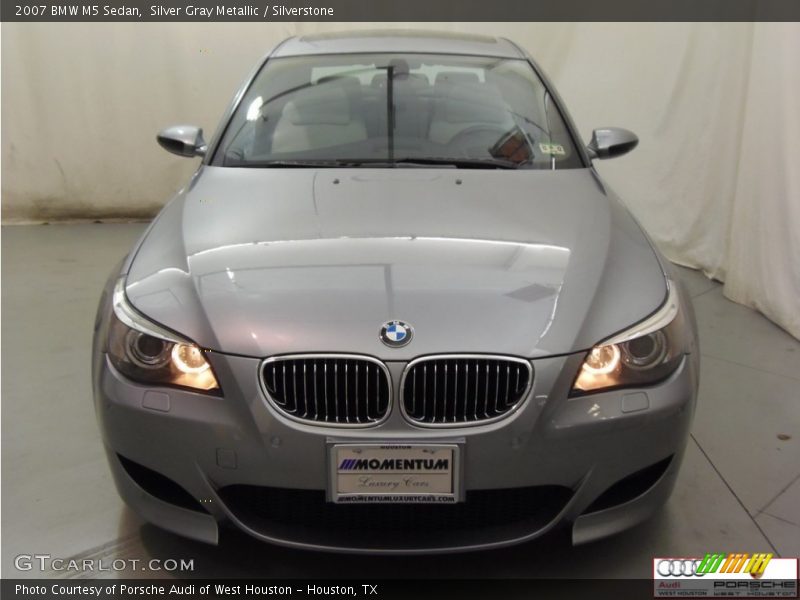 Silver Gray Metallic / Silverstone 2007 BMW M5 Sedan