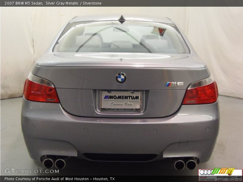 Silver Gray Metallic / Silverstone 2007 BMW M5 Sedan