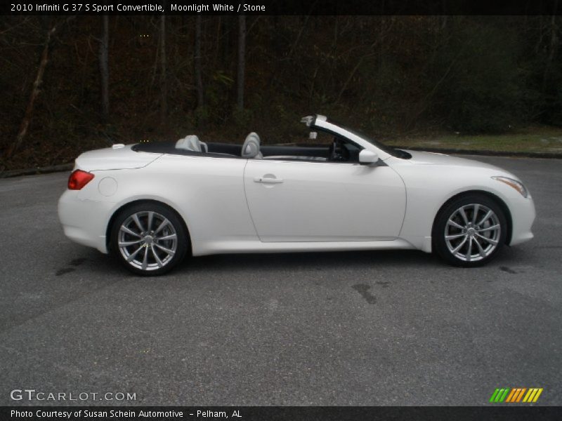  2010 G 37 S Sport Convertible Moonlight White