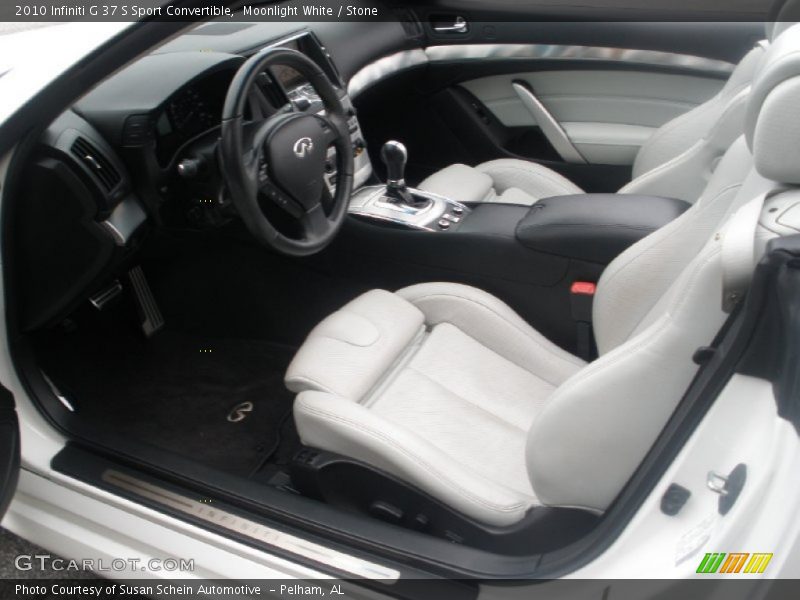 Stone Interior - 2010 G 37 S Sport Convertible 