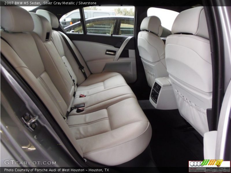 Silver Gray Metallic / Silverstone 2007 BMW M5 Sedan