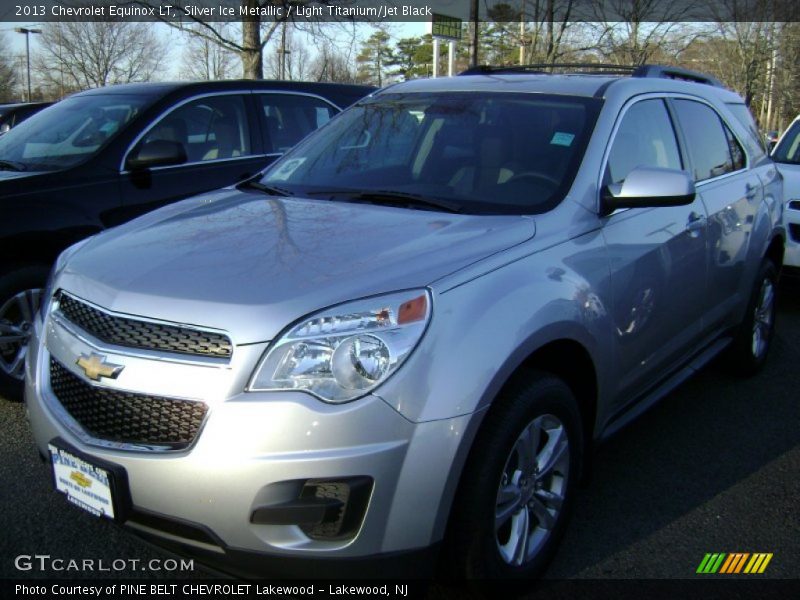 Silver Ice Metallic / Light Titanium/Jet Black 2013 Chevrolet Equinox LT