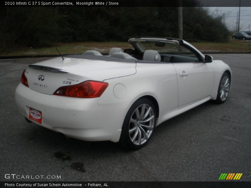 Moonlight White / Stone 2010 Infiniti G 37 S Sport Convertible