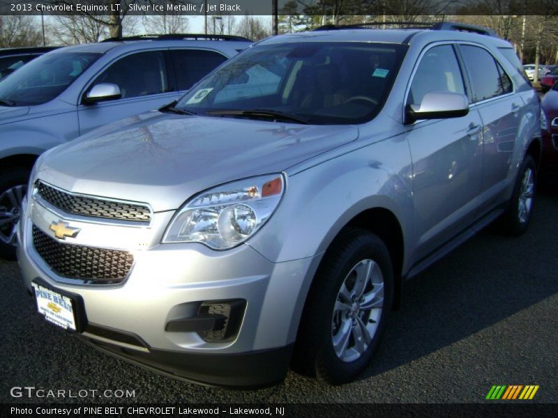 Silver Ice Metallic / Jet Black 2013 Chevrolet Equinox LT