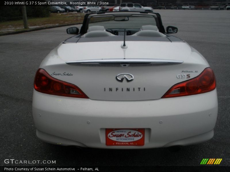 Moonlight White / Stone 2010 Infiniti G 37 S Sport Convertible