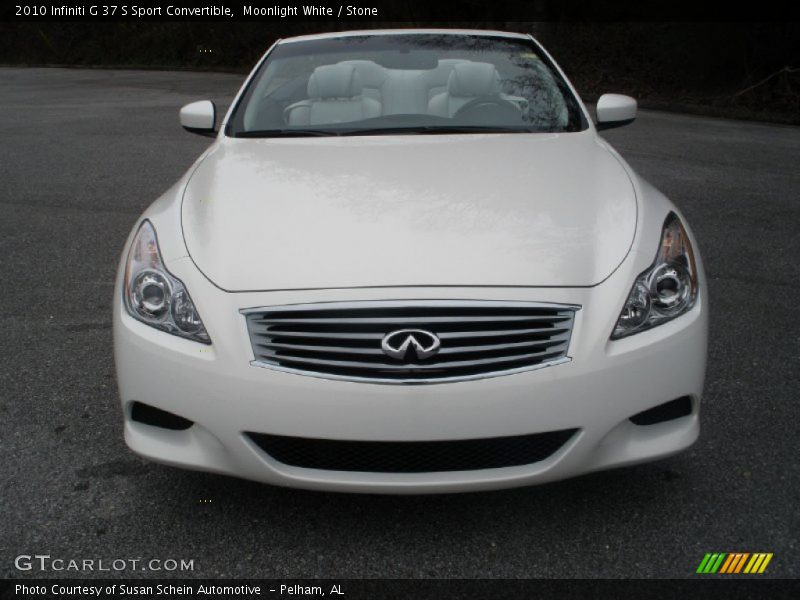 Moonlight White / Stone 2010 Infiniti G 37 S Sport Convertible