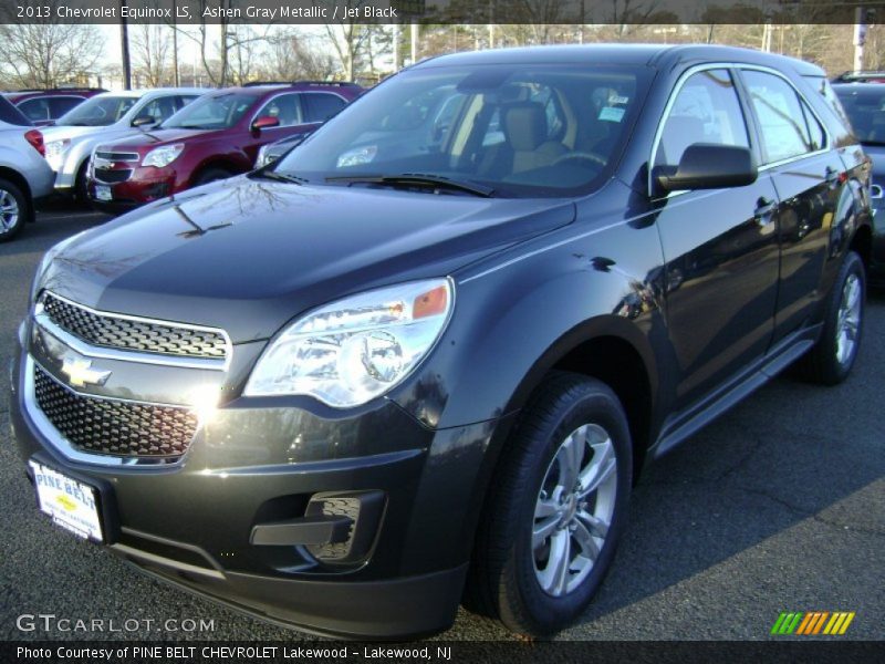 Ashen Gray Metallic / Jet Black 2013 Chevrolet Equinox LS