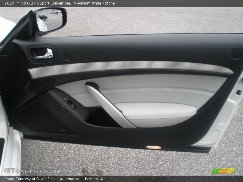 Moonlight White / Stone 2010 Infiniti G 37 S Sport Convertible