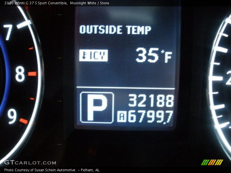 Moonlight White / Stone 2010 Infiniti G 37 S Sport Convertible