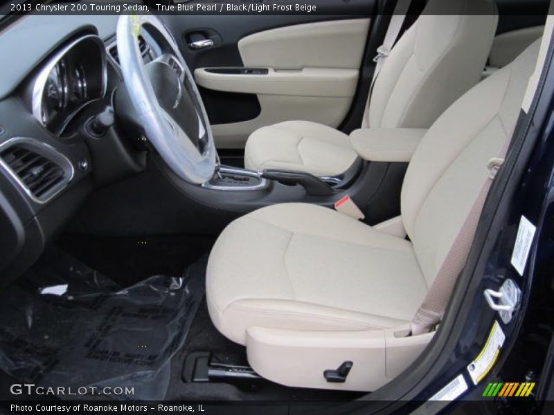 Front Seat of 2013 200 Touring Sedan