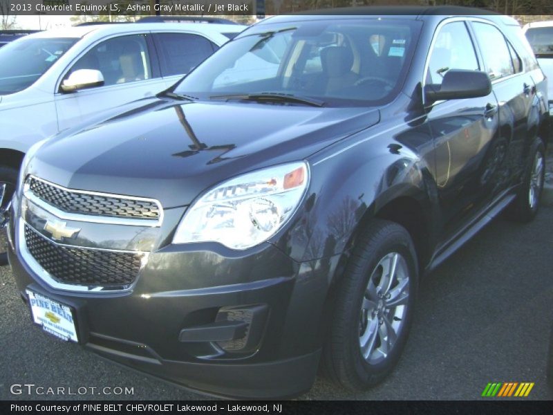 Ashen Gray Metallic / Jet Black 2013 Chevrolet Equinox LS