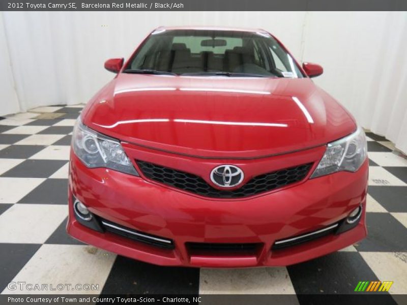 Barcelona Red Metallic / Black/Ash 2012 Toyota Camry SE