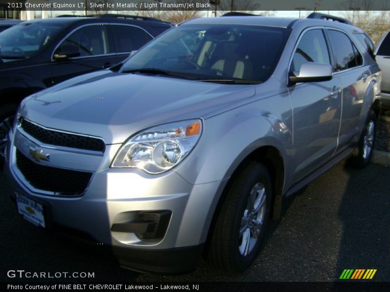 Silver Ice Metallic / Light Titanium/Jet Black 2013 Chevrolet Equinox LT