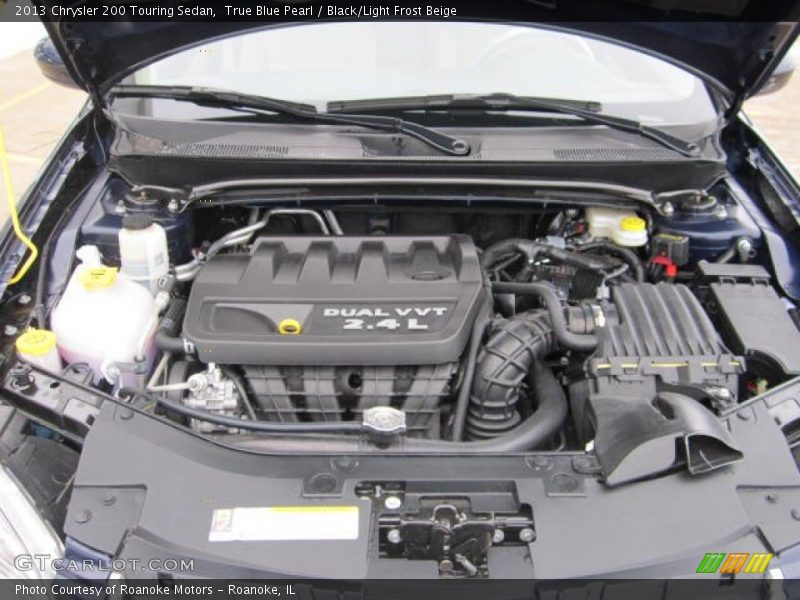 True Blue Pearl / Black/Light Frost Beige 2013 Chrysler 200 Touring Sedan